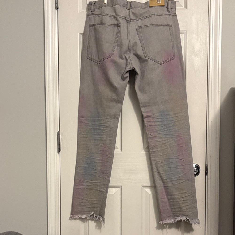 MNML Multicolor Straight Men's Jeans - Picture 2 of 6